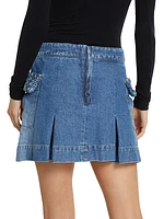 Agatha Denim Miniskirt