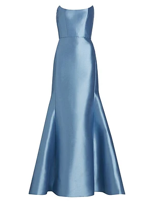 Mikado Floor-Length Ball Gown