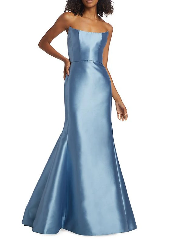 Mikado Floor-Length Ball Gown