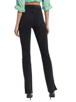 Valentina High-Rise Straight-Leg Jeans