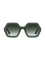 52MM Geometric Sunglasses
