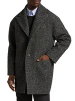 Amherst Herringbone Wool Coat