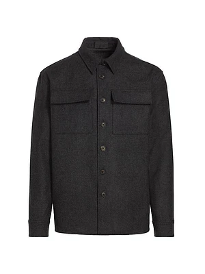 Zeno Oversized-Fit Wool Shirt