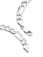 COLLECTION Sterling Silver Figaro Chain Necklace