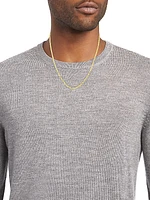 14K Yellow Gold Rope Chain Necklace/24"