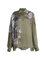 Casia Floral Satin Shirt