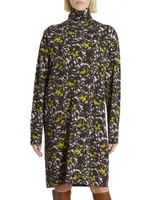 Hoble Turtleneck Knee-Length Dress
