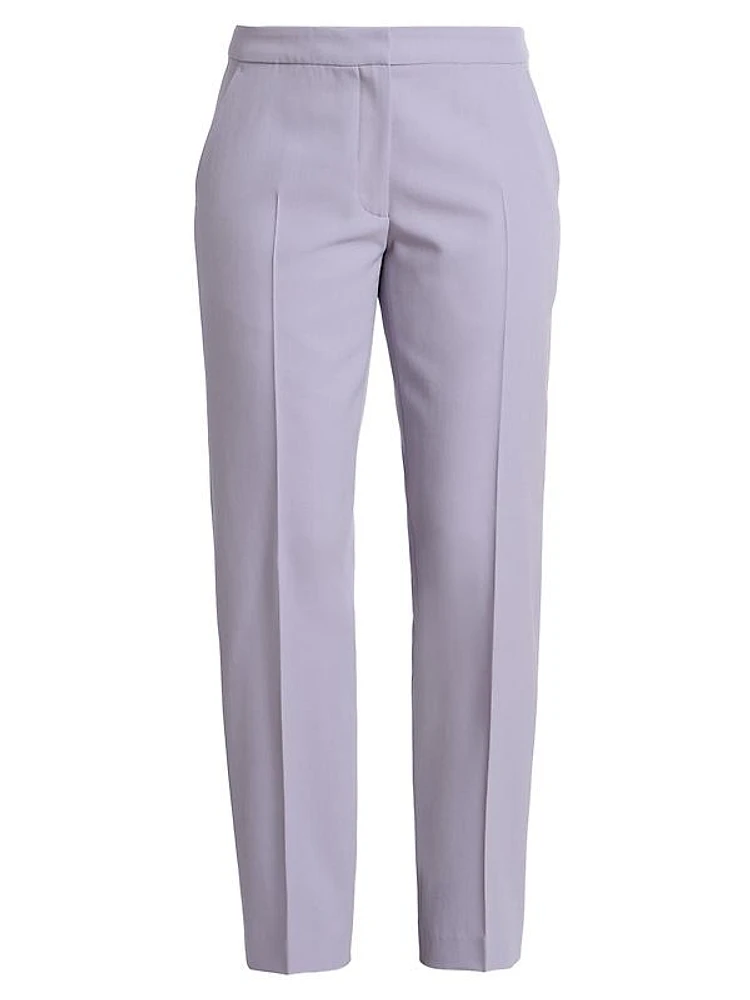 Poumas Wool Straight Crop Pants