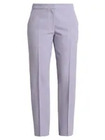 Poumas Wool Straight Crop Pants