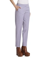 Poumas Wool Straight Crop Pants