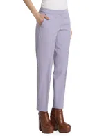 Poumas Wool Straight Crop Pants