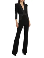 Eye Of Horus Jersey Straight-Leg Jumpsuit