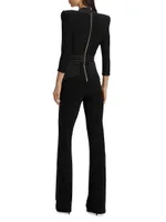 Eye Of Horus Jersey Straight-Leg Jumpsuit