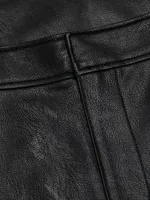 Mesa Faux Leather Cropped Pants