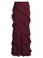 Katia Ruffled Maxi Skirt