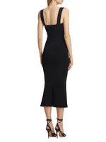 Atalanta Sleeveless Knit Midi-Dress