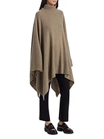 Pancia Cashmere Draped Poncho