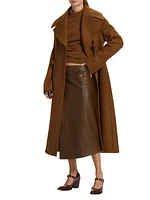 Double-Face Wool-Blend Coat