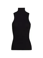 Sleeveless Matte Knit Top