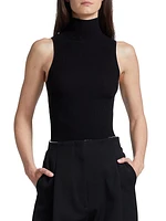 Sleeveless Matte Knit Top