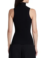 Sleeveless Matte Knit Top