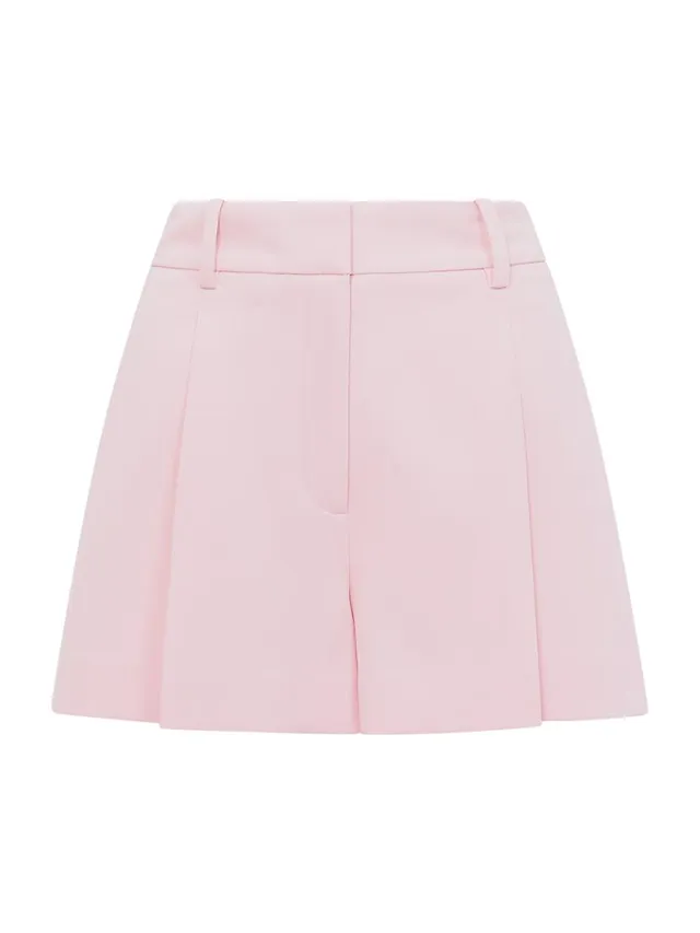 Reiss Marina Pleated High-Rise Shorts