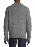 Shetland Mock Turtleneck Sweater