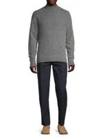 Shetland Mock Turtleneck Sweater