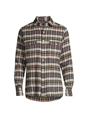 Madras Plaid Work Shirt