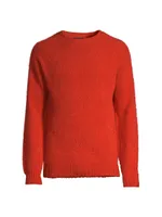 Brushed Shetland Crewneck Sweater