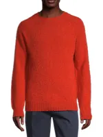 Brushed Shetland Crewneck Sweater