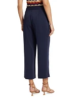 The Della Wide-Leg Cropped Pants