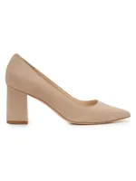 Zala 70MM Suede Block-Heel Pumps