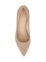 Zala 70MM Suede Block-Heel Pumps