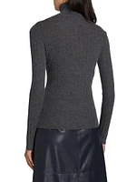 Kayden Merino Wool Pointelle Top