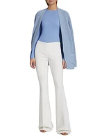 Virgin Wool Flared Pants