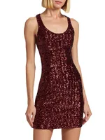 Sequined Tank Minidress