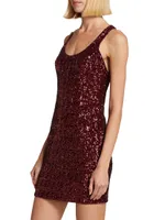 Sequined Tank Minidress