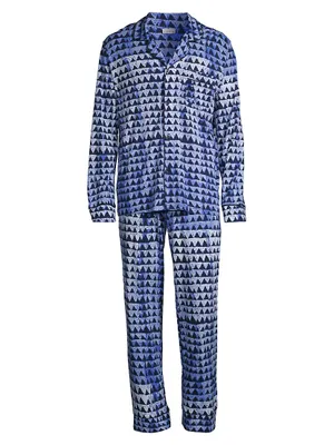 Bella Geometric Relaxed-Fit Pajamas