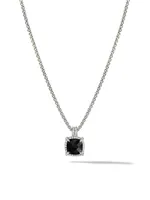 Chatelaine® Pavé Bezel Pendant Necklace with Diamonds
