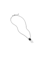 Chatelaine® Pendant Necklace with Black Onyx and Pavé Diamonds