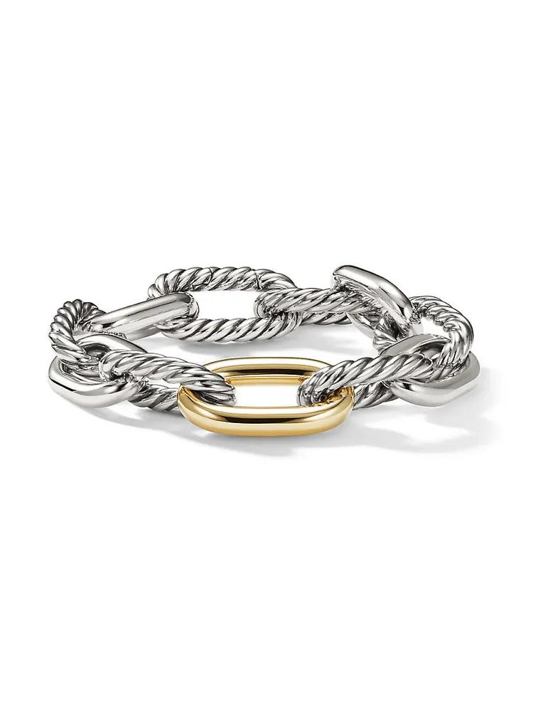 DY Madison® Chain Bracelet with 18K Yellow Gold