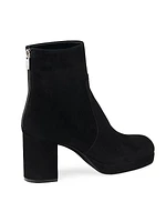 Betty 76MM Suede Back-Zip Platform Boots