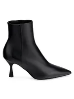 Ide 76MM Leather Side-Zip Booties