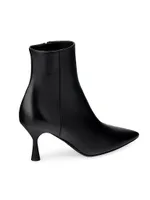 Ide 76MM Leather Side-Zip Booties