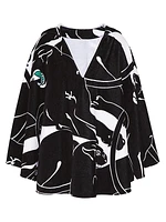 Panther Terry Cotton Cape