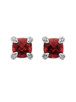 Petite Chatelaine Stud Earrings in Sterling Silver