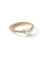 Petite Solari Station Ring 18K Yellow Gold