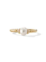 Petite Solari Station Ring 18K Yellow Gold