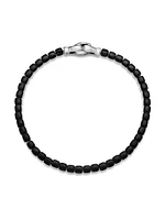 Spiritual Beads Cushion Bracelet Sterling Silver